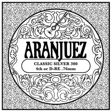 Aranjuez AR-304 D-4 snaar, silverplated wound nylon, medium, Muziek en Instrumenten, Ophalen of Verzenden, Nieuw