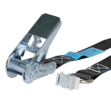 Spanband 25 mm 0,8 ton 3M Zwart met Spanoog Fitting, Verzenden, Nieuw