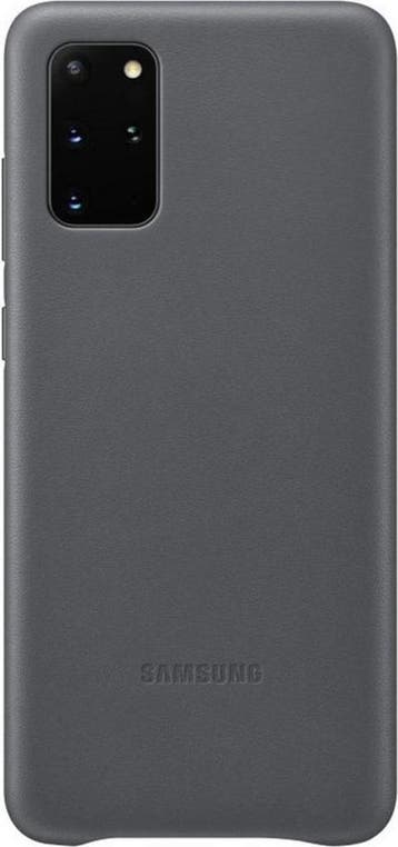 Samsung Leather Hoesje - Samsung Galaxy S20 Plus - Grijs, Ophalen of Verzenden, Nieuw