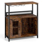 LIVSK Wijnbarschrank - Ruimte voor 9 flessen en 6 glazen - V, Huis en Inrichting, Woonaccessoires | Kisten, Verzenden, Nieuw