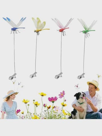 Decoratieve Libelle Clip - Tuindecoratie, Insectenwering & A, Verzenden, Nieuw