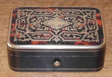 Tahan à Paris ca 1860 - Doos - Boulle inlegwerk - Koperinleg, Antiek en Kunst