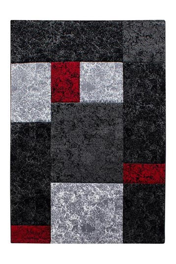 Modern Vloerkleed | Hawaii | Tegels | Rood | 140x200 cm, Verzenden, Nieuw