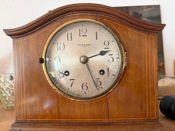 Pendule - - Mahonie - 1910-1920 - 1910-1930, Antiek en Kunst, Antiek | Klokken