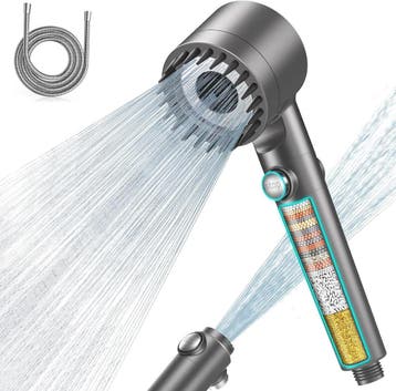 Waterbesparende Douchekop | RVS Slang | Tweedekansje OP=OP, Ophalen of Verzenden, Zo goed als nieuw, Chroom, Douche