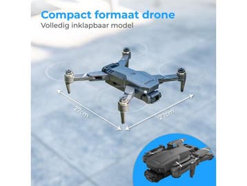 Nuvance S109 - Mini Drone - Drone met 1080p Camera en GPS -, Verzenden, Nieuw