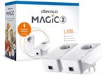 Devolo Magic 2 LAN - Powerline Adapter - 2400 Mbit/s - 2x, Computers en Software, Verzenden, Zo goed als nieuw