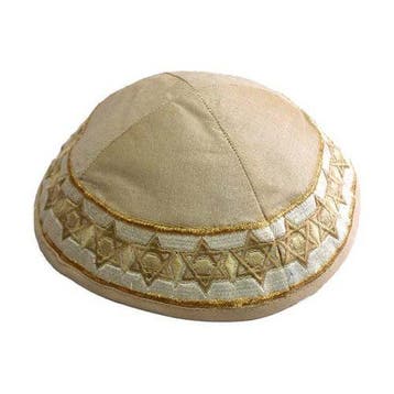Keppeltje van Yair Emanuel van beige / goudkleurige ruwe..., Nieuw