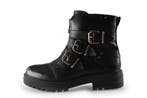 Nelson Biker boots in maat 40 Zwart, Kleding | Dames, Schoenen, Verzenden, Zwart, Overige typen, Zo goed als nieuw