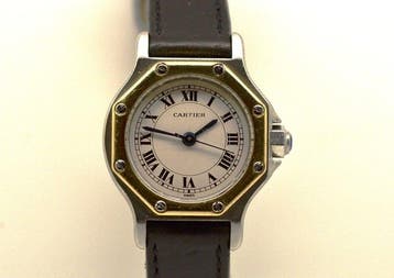 Cartier - Octagon Santos - Dames - 1986, Nieuw