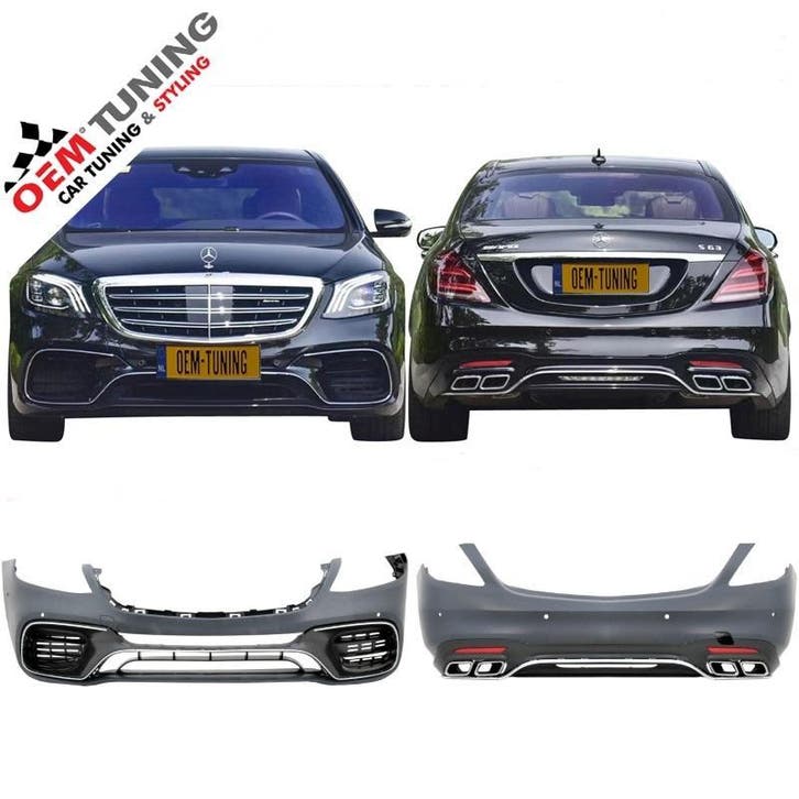 W222 S63 AMG look Bodykit | 2013-2017 | OEM DESIGN |, Auto-onderdelen, Carrosserie en Plaatwerk, Nieuw, Volkswagen, Voor, Achter