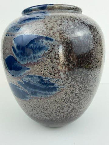 Steuler Keramik – Ceramic Vase With Abstract Reactive Glaze