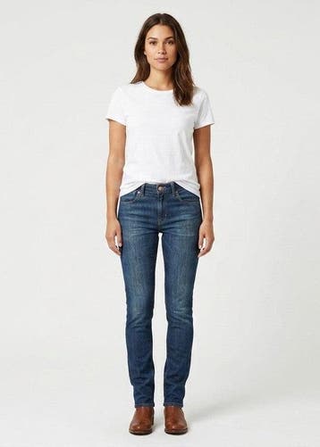 Wrangler Jeans Dames maat WW30 / L33 Blauw Vintage, Ophalen of Verzenden, Nieuw