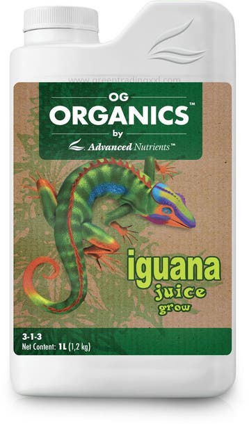 Advanced Nutrients Organic Iguana Juice Grow 1 ltr, Ophalen of Verzenden, Nieuw