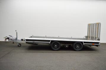 Vlemmix machinetransporter 400x180 3-ass Machinetransporter, Ophalen of Verzenden, Gebruikt