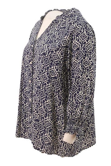 Only Carmakoma Blouse in maat 46 Blauw, Kleding | Dames, Only Carmakoma, Verzenden, Zo goed als nieuw, Blauw