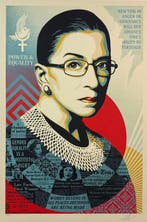 Shepard Fairey (OBEY) (1970) - A Champion of Justice (Ruth