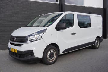 Fiat Talento 1.6 MJ 125PK L2 Dubbele Cabine EURO 6, Stof, Gebruikt, Wit, Dealer onderhouden
