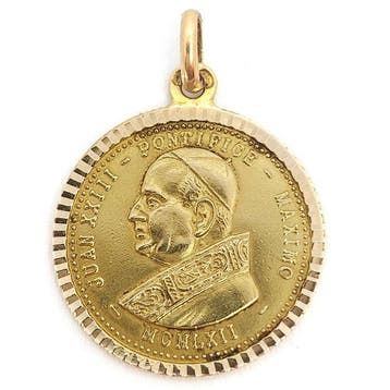 Kruishanger - 18 karaat Geel goud - Valuta