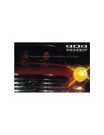 1971 PEUGEOT 404 BROCHURE NEDERLANDS, Nieuw, Peugeot, Author