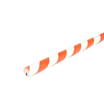 Stootrand foam, model 2 – 1 meter - Wit & Rood -, Verzenden