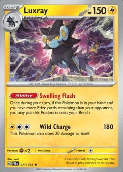Luxray 071/193 reverse holo Paldea evolved, Ophalen of Verzenden, Nieuw, Losse kaart, Foil