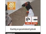 Powerplus POWDP15200 - Accu klopboormachine - 20 V 50 Nm - 3, Verzenden, Zo goed als nieuw