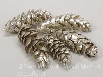 Dennenappel STROBUS Grote dennenappel Platinum 10-15cm Zak50, Ophalen of Verzenden, Nieuw