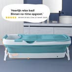 2dekans | Livista® - Opvouwbaar XXL Bad - Blauw - Zitbad -, Ophalen of Verzenden, Zo goed als nieuw