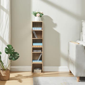 CD DVD kast vakkenkast met 6 planken 90x20x20 cm - verschill, Verzenden, Nieuw