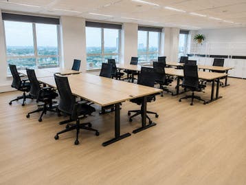 Elektrisch zit-sta bureau – Economy – nu met korting €299, Zit-sta bureau, Nieuw, Ophalen of Verzenden, Overige merken