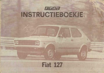 1978 Fiat 127 Instructieboekje Nederlands, Auto diversen, Handleidingen en Instructieboekjes, Verzenden