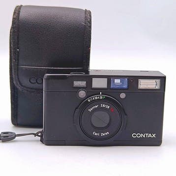 Contax Tix black with Carl Zeiss Sonnar T 2,8/28mm |, Audio, Tv en Foto, Fotocamera's Analoog, Nieuw