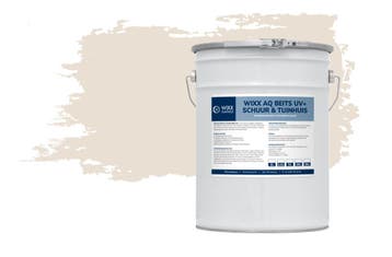 Wixx AQ Schuur en Tuinhuis Beits UV+ RAL 9001 | Crèmewit 20L, Verzenden, Wit, Nieuw, Beits