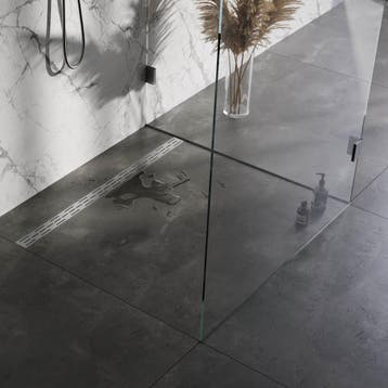 Brauer Douchegoot met Standaard Rooster en Flens - 120 cm -, Ophalen of Verzenden, Nieuw, Rvs