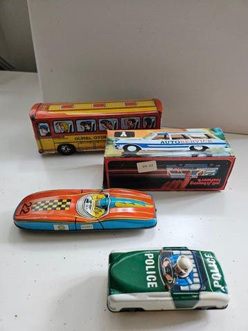 VEB Plasticart - Blikken speelgoed - Gürel Otobüsleri bus /, Antiek en Kunst, Antiek | Speelgoed