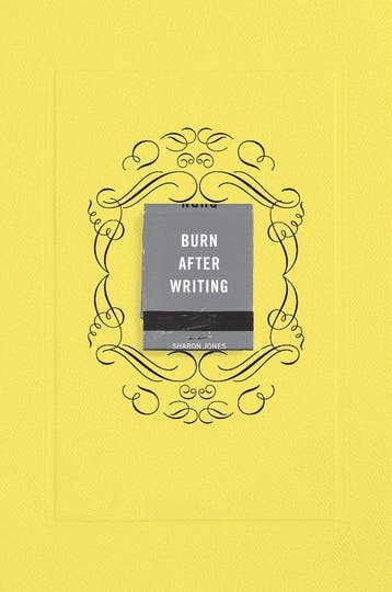 Burn After Writing (Yellow) - Sharon Jones 9780593189672, Verzenden, Gelezen, Sharon Jones