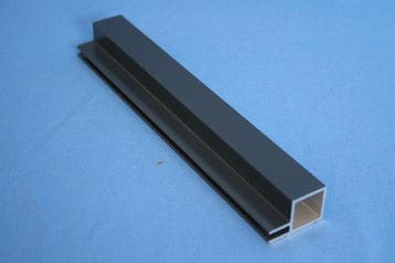 AL 4014 Aluminium antraciet 20x20x1.5mm met 1 flens 4mm, Ophalen of Verzenden, Nieuw