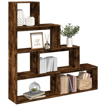 vidaXL Kamerscherm / boekenkast 143,5x29x143,5 cm hout, Minder dan 50 cm, Verzenden, 100 tot 150 cm, Nieuw