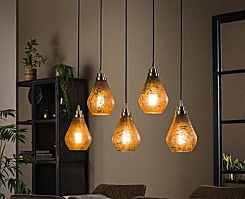 Hanglamp Raymon | 5 Lampen, Ophalen of Verzenden, Nieuw