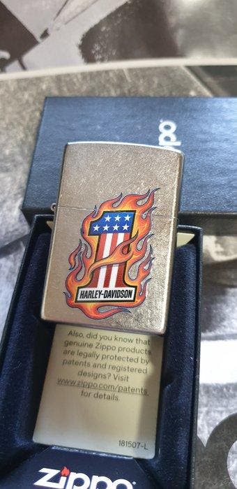 Zippo - Zippo Rarität Harley Davidson No. 1 und Flames -, Nieuw