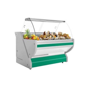 GGM Gastro | Koeltoonbank - 1525x1150mm - 300 liter - groen, Verzenden, Nieuw in verpakking, Hotelinrichting