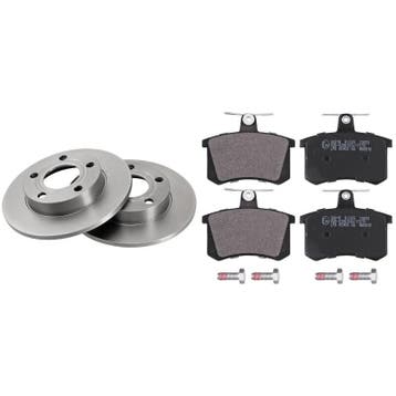 Voordeelpakket remschijven & remblokken Audi Coupe S2 quattr, Verzenden, Nieuw, Audi