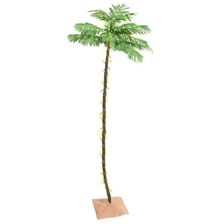 vidaXL Palmboom LED 192 LEDs warmwit 300 cm, Diversen, Kerst, Nieuw, Verzenden