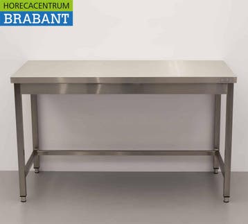 HCB RVS Werktafel Tafel Basic-line 140 x 60 x 85 cm Horeca, Ophalen of Verzenden, Nieuw in verpakking