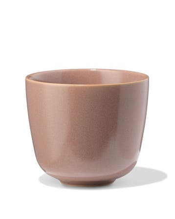HEMA Cappuccinomok 325ml Puur aardewerk taupe, Verzenden, Nieuw