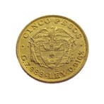 Colombia. 5 Pesos 1923 Simon Bolivar