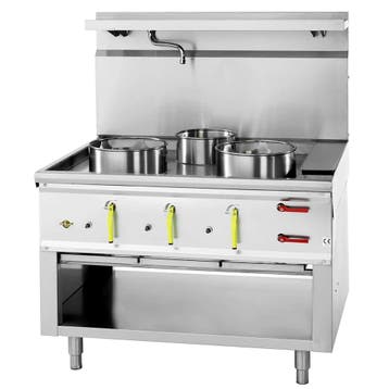 Wokfornuis | ASIA II | Gas | 2 Wokbranders (2x 20/25/35kW) +, Verzenden, Nieuw in verpakking