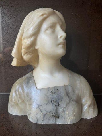 Richard Aurili (1834-1914) - Buste, Buste Jean de Arc - 29