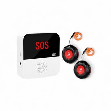 SOS Knoppen (2x) voor Ouderen (Inclusief Extern Display), Doe-het-zelf en Verbouw, Alarmsystemen, Ophalen of Verzenden, Nieuw